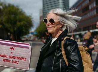 a woman with a sign that says, the final final final final final final final