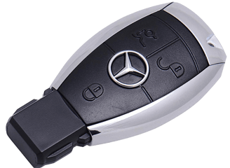 a mercedes keychaik with a mercedes keychaik