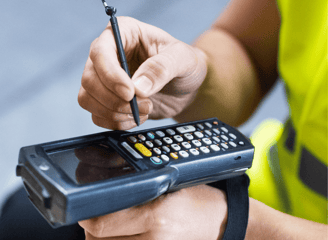 Mobile computer scanner for Stock opname and asset