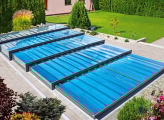 Poolüberdachung