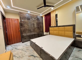 Refurbished bedroom in kolkata Azitas Interio