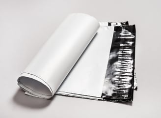 a white courier bag
