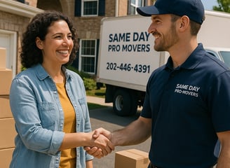 Same day movers Washington DC customer satisfaction