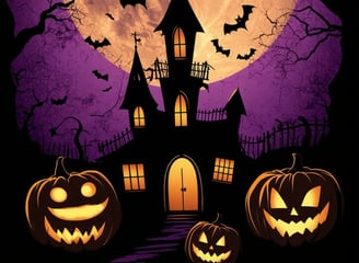 a halloween themed halloween themed halloween themed poster