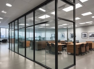 Several aluminum profiles are stacked together, showcasing their hollow, geometric shapes with precise, angular lines and smooth surfaces.