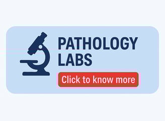 An image showing a sign of pathology labs, on clicking shows information on pathology labs in Karnal