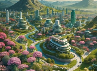 Advanced green city image.