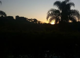 pôr do sol