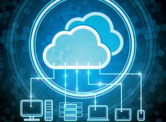 un cloud connecte à des périphériques 