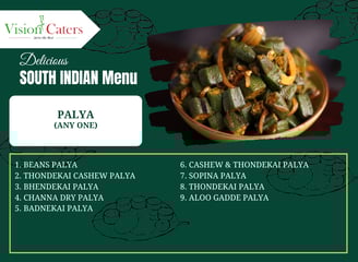 Food Catering Service - Vision Caters