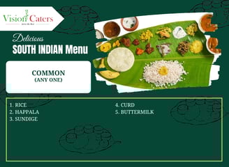 Food Catering Service - Vision Caters