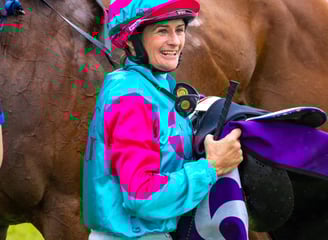 A jockey at Nanango races
