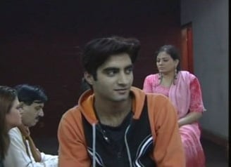 Naghman Saleem During Shoot of(Kichrdi 2006)