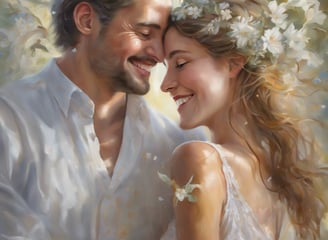 woman and man holding hands