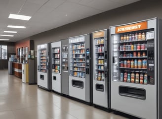 a street sweeper sitting on the side of a brick road