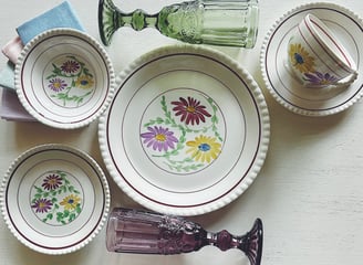 Vintage Glassware, Pottery