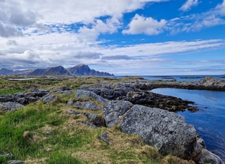 View from the Lighthouse in Andenes, Vesterålen, Norway