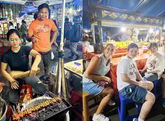 bali food tour: night market adventure