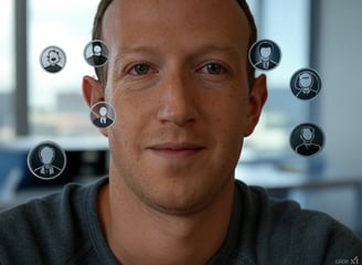 a man with a beard and a Mark Zuckerberg ai