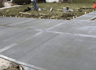 Regular Concrete Driveway Standard Concrete Driveway