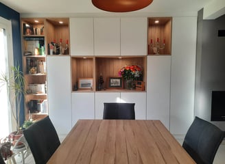 Photo projet réalisé bibliothèque sur mesure