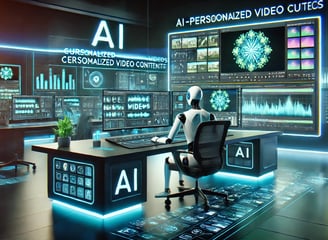 A state-of-the-art AI-powered video production suite where personalised video content is generated. 