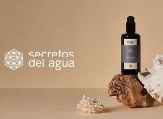 presentación de productos de secretos del agua