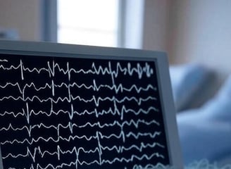 EEG on a monitor