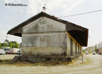 Estação comboios Viseu armazém