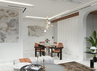 Modern living room design by architect and interior designer niyanta gupta in noida