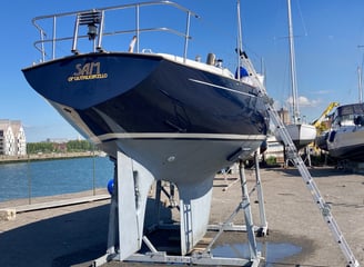 Contessa 32 maintenance d'un voilier classique