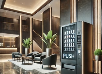 vending machine at hotels lobby