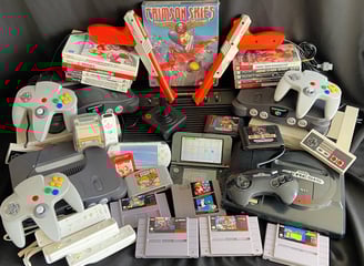 Consolas Retro de los 80;s, 90;s y 2000;s