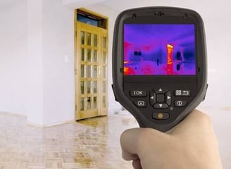 Câmera Termografica para localização de vazamentos