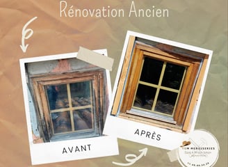 Rénovation fenêtre bois