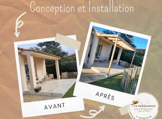 Conception, fabrication et pose pergola sur mesure
