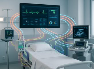 Intégration des matériels médicaux pour une meilleure communication.