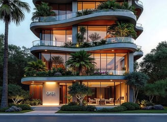 render ultra realista feito com inteligência artificial de um lançamento residencial