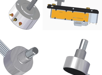 a series of four different types of electronic devices