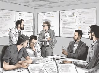 Scrum, sposób wykonywania pracy w zespole, realizuje projekt podzielony na małe zadania.