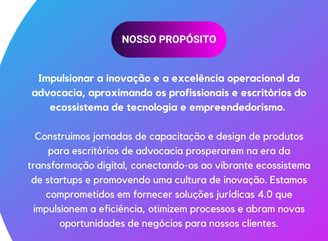 a person standing in front of a purple and blue background