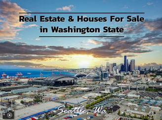 Real estate and houses for sale in Washington with a view from the Beacon Hill community.