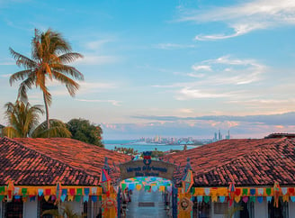 Mirante do mercado de artesanato em Olinda