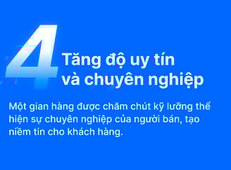 Thiết kế gian hàng shopee