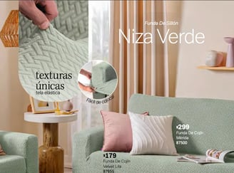Funda de sillon modelo Niza Verde de la marca Vianney