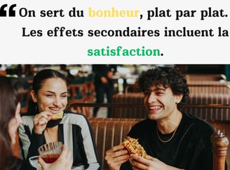 Belle Phrase pour Restaurant humour