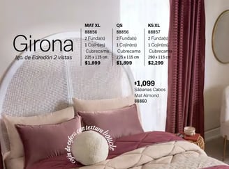 Edredón dos vistas modelo Girona de la marca Vianney