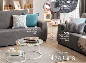 Funda de sillon modelo Niza Gris de la marca Vianney
