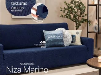 Funda de sillon modelo Niza Marino de la marca Vianney