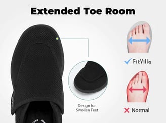 FitVille Shoes Suitable for Diabetics